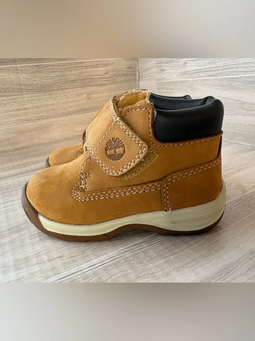 Timberland Toddler Size 5 Wheat Timber Tykes Boots Adjustable Strap